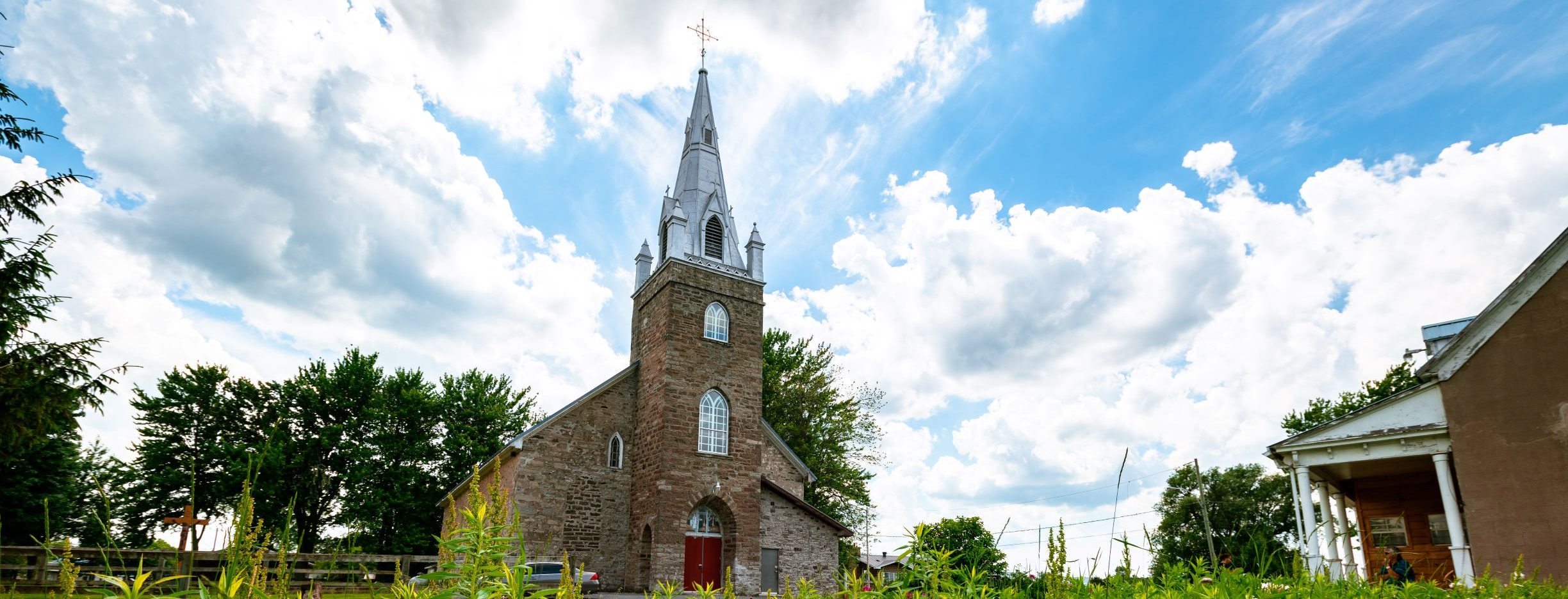 Established in the 1750s, the St. Regis Mission Catholic Church has been an iconic fixture at the confluence of the St. Lawrence and St. Regis rivers for centuries.