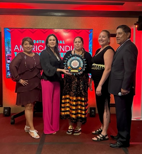 Akwesasne Travel named Tribal Destination of the Year at the 2022 American Indian Tourism Conference, hosted by AIANTA, American Indian Alaskan Native Tourism Association. As the only organization dedicated to advancing indigenous tourism across the United States, AIANTA recognizes the best of Indian Country travel and tourism at its annual Excellence in Tourism Industry Awards (formerly known as the Enough Good People Industry Awards) ceremony.