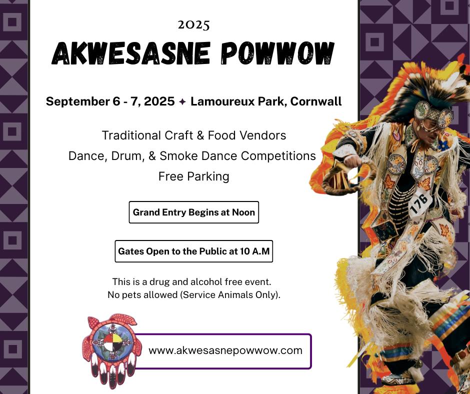 Events Akwesasne Travel Powwow 2025 Poster 
